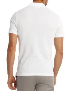 Lacoste Basic Slim Fit Polo Shirt in White