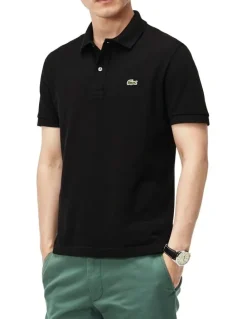 Lacoste Basic Slim Fit Polo Shirt in Black