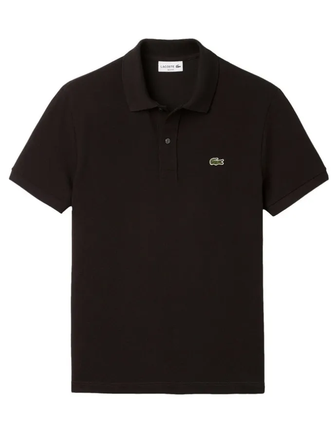 Lacoste Basic Slim Fit Polo Shirt in Black