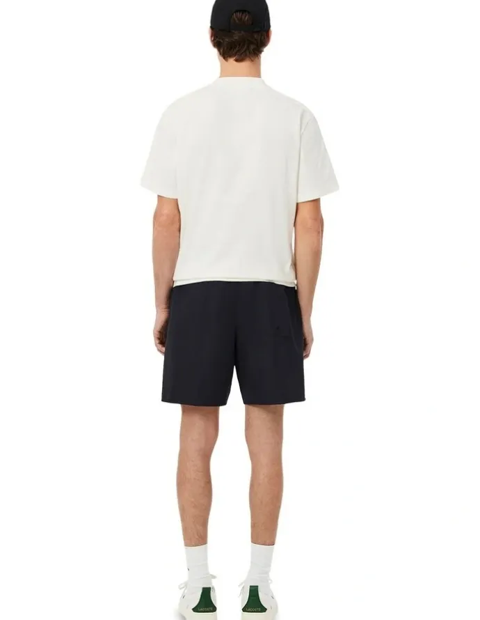 Lacoste Essentials Swim Short in Black/Green