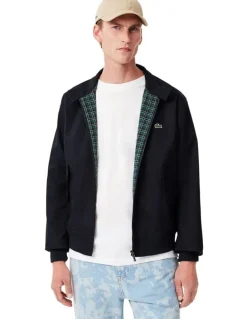 Lacoste Essential Twill Harrington in Abysm
