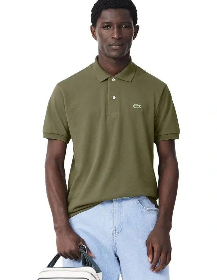 Lacoste L1212 Classic Polo Shirt in Khaki