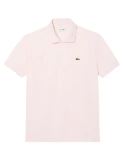 Lacoste L12 Classic Polo yTshirt in Flamingo