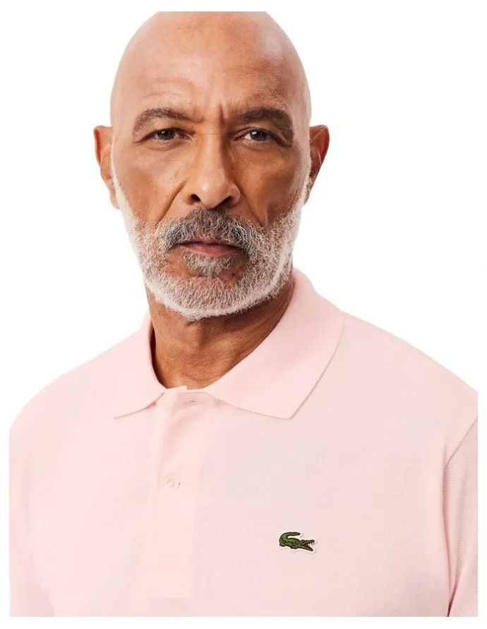 Lacoste L12 Classic Polo yTshirt in Flamingo