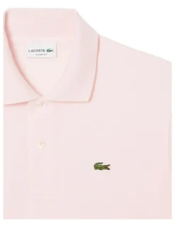 Lacoste L12 Classic Polo yTshirt in Flamingo