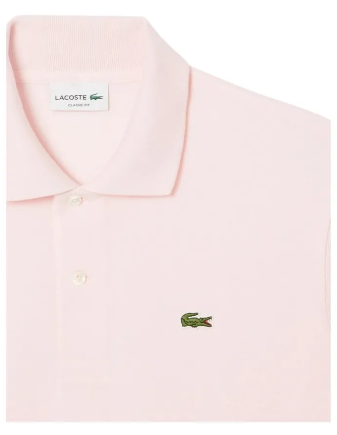 Lacoste L12 Classic Polo yTshirt in Flamingo