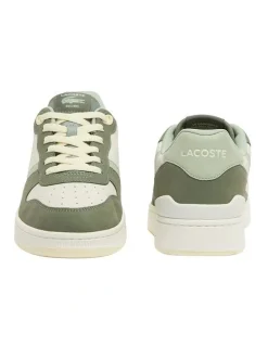Lacoste T-Clip Sneaker in Khaki and Light Khaki