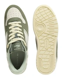 Lacoste T-Clip Sneaker in Khaki and Light Khaki