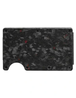 La Enviro Lorne Forged Carbon Wallet in Matte Red