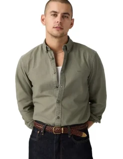 Levi's Authentic Button-Down Shirt in Mulled Basil