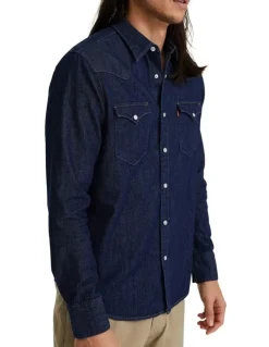 Levi's Barstow Western Denim Shirt Blue