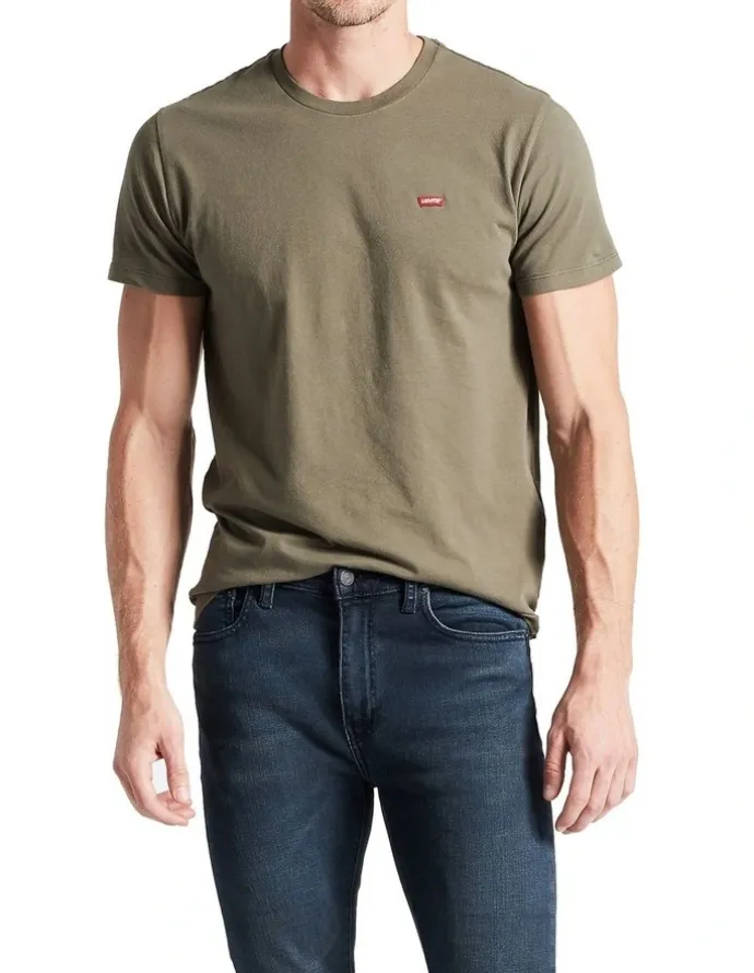 Levi's Original Housemark T-shirt in Olive Night