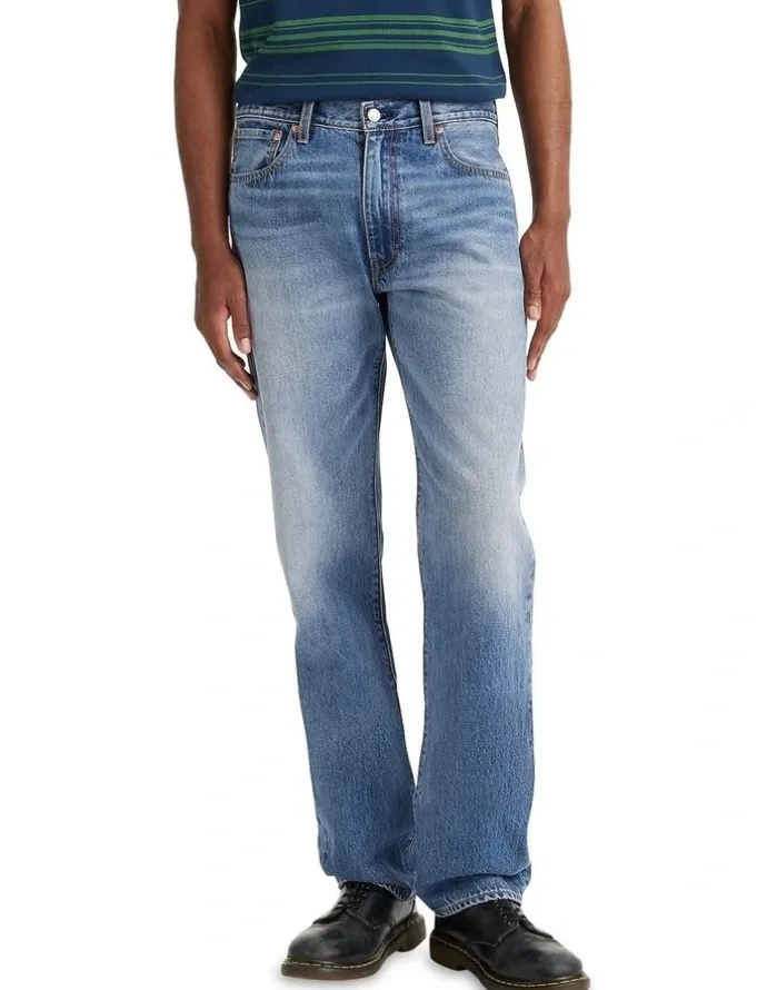 Levi's 555 Relaxed Straight Jeans in Indigo Champion