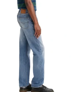 Levi's 555 Relaxed Straight Jeans in Indigo Champion