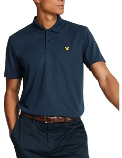 Lyle & Scott Golf Tech Polo Shirt in Navy