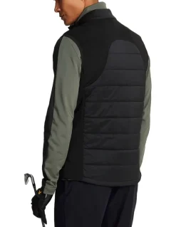 Lyle & Scott Wadded Golf Gilet Vest in Black