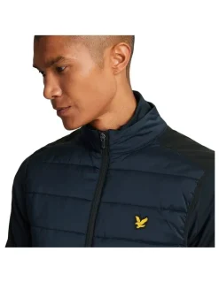 Lyle & Scott Wadded Golf Gilet Vest in Navy