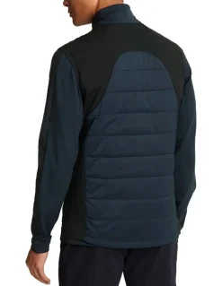 Lyle & Scott Wadded Golf Gilet Vest in Navy