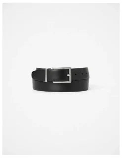 Marcs Lance Reversible Leather Belt in Black/Cognac