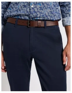 Marcs Oscar Leather Jeans Belt in Brown