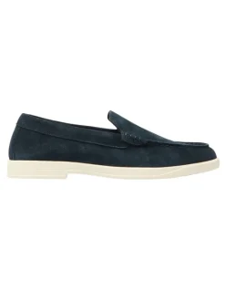 Marcs Valiant Loafers in Navy Suede