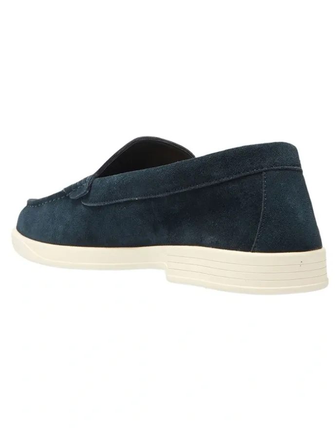 Marcs Valiant Loafers in Navy Suede