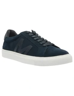 Marcs Varsity Suede Sneakers in Navy