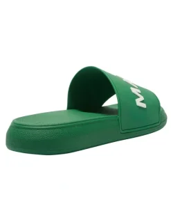 Marcs Venice Slide in Green/White