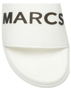 Marcs Venice Slide in White/Black
