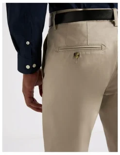 Marcs Baltic Stretch Chino Pant in Pebble