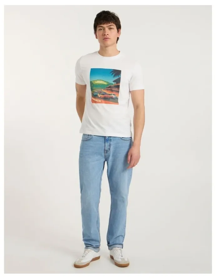 Marcs Bathurst Vintage Tee in White