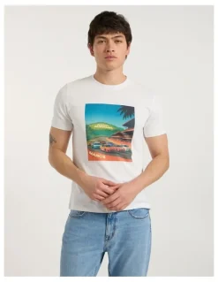 Marcs Bathurst Vintage Tee in White