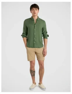 Marcs Brayden Chino Short in Biscuit