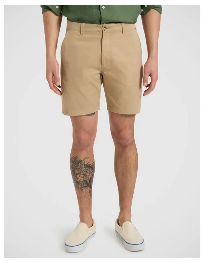 Marcs Brayden Chino Short in Biscuit