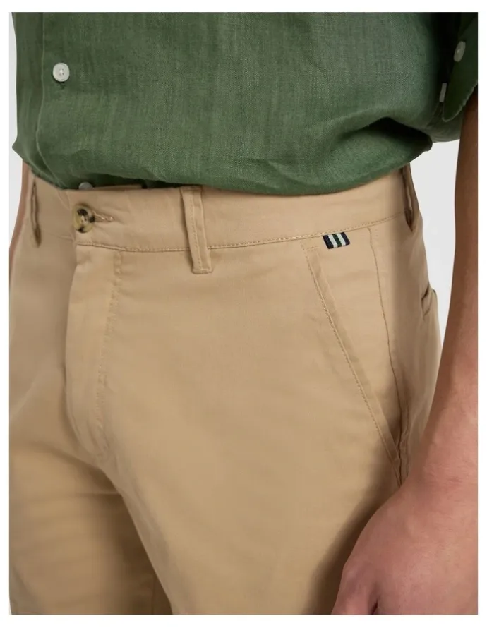 Marcs Brayden Chino Short in Biscuit