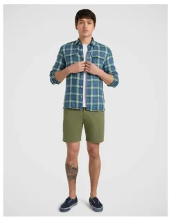 Marcs Brayden Chino Short in Khaki