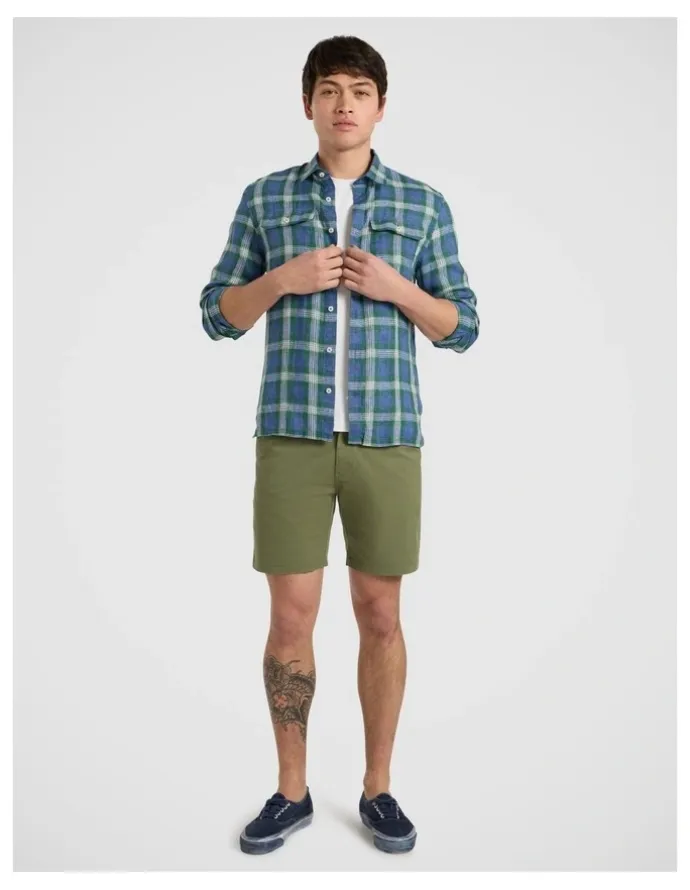 Marcs Brayden Chino Short in Khaki