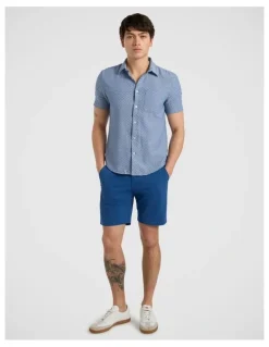 Marcs Brayden Chino Short in Nautical Blue