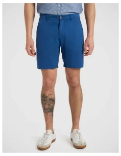 Marcs Brayden Chino Short in Nautical Blue