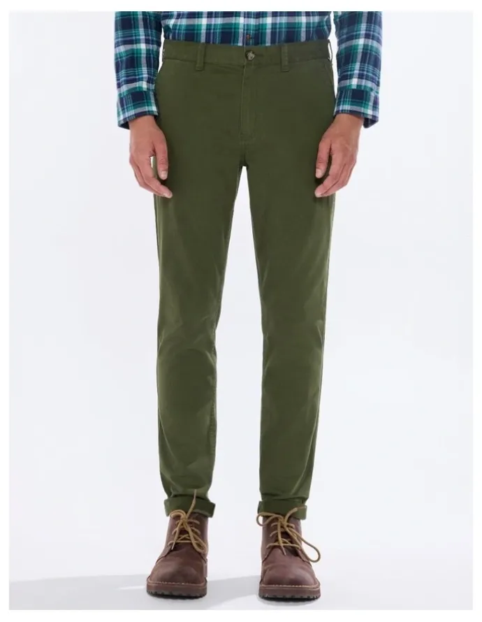 Marcs Brayden Slim Fit Chino Pant in Dark Forest
