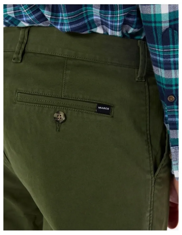 Marcs Brayden Slim Fit Chino Pant in Dark Forest