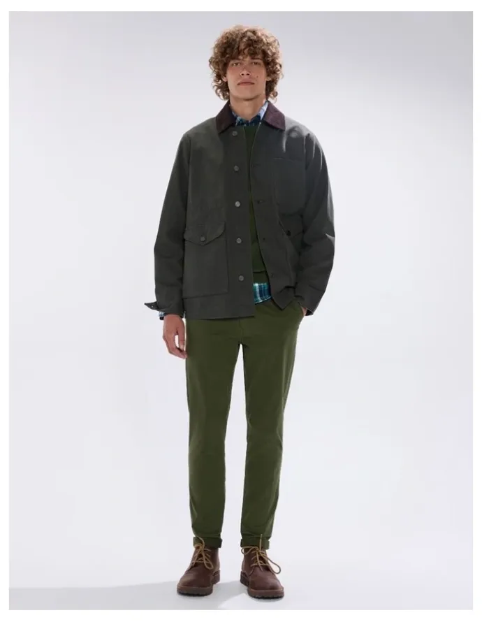 Marcs Brayden Slim Fit Chino Pant in Dark Forest