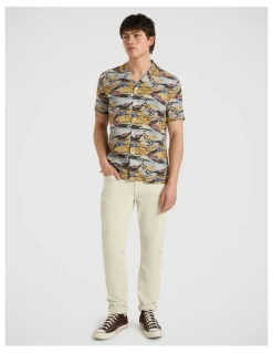 Marcs Championship Race Shirt in Blue Multi