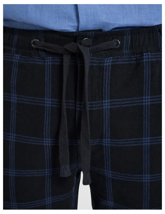 Marcs Colonel Cotton Linen Pant in Dark Navy