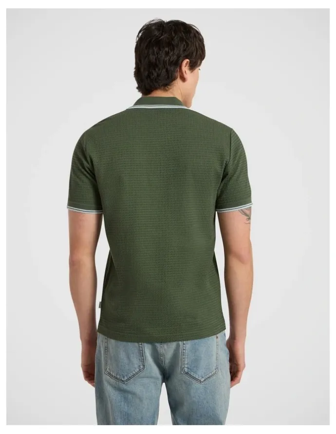 Marcs Dane Border Polo in Thyme