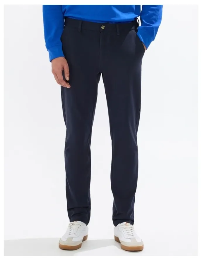 Marcs Drew Ponte Chino Pant in Navy