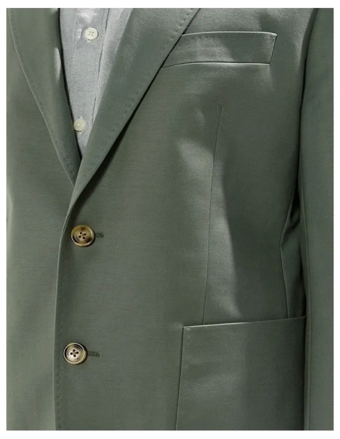 Marcs Evan Cotton Twill Blazer in Agave Green
