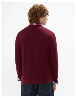 Marcs Gordon Textured Merino Knit in Fig