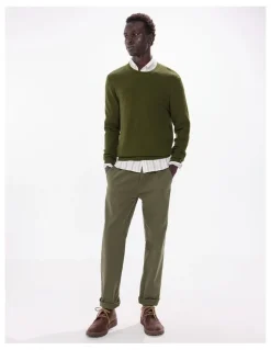 Marcs Gordon Textured Merino Knit in Agave Green