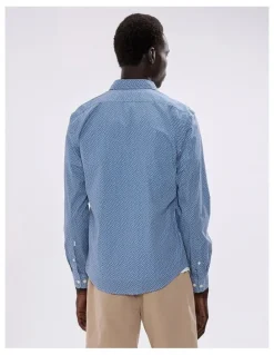 Marcs Heart Of A Daisy Shirt in Mid Blue
